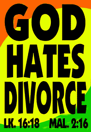 GOD HATES DIVORCE