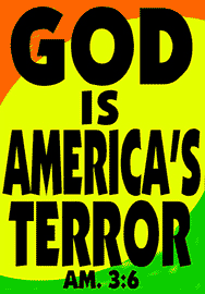 GOD IS AMERICA'S TERROR