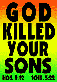 GOD KILLED YOUR SONS