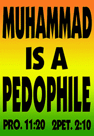 MUHAMMAD IS A PEDOPHILE