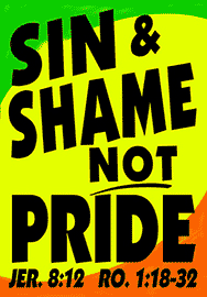 SIN & SHAME NOT PRIDE